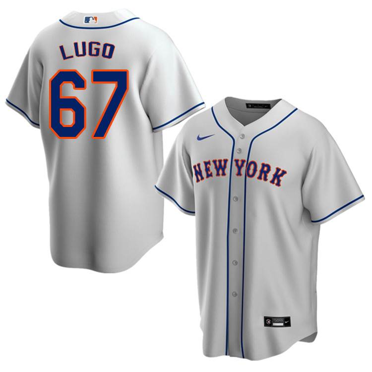Nike Men #67 Seth Lugo New York Mets Baseball Jerseys Sale-Gray